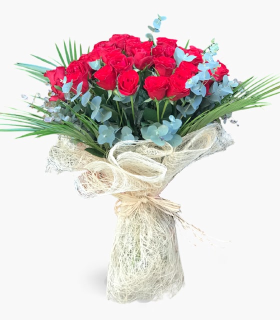 Bukette Kırmızı  Güller